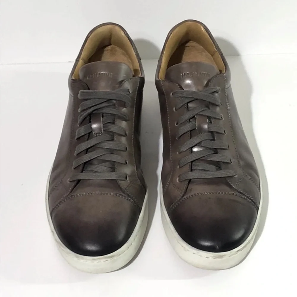Magnanni Costa Lo Leather Sneakers Grey Patina Men’s Shoes Portugal 19959